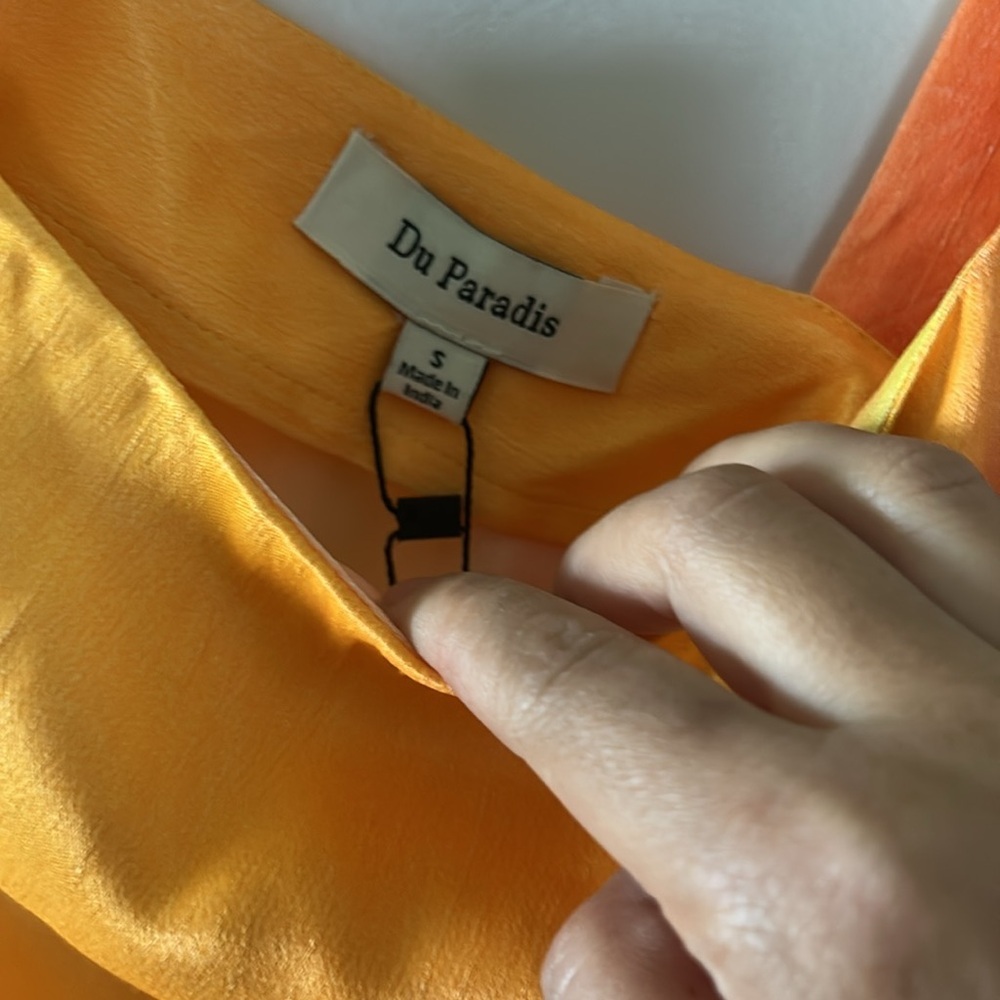 Anthropologie X Du Paradis Maxi Ombre Marbled Sleeveless Dress. Size S - Picture 4 of 8